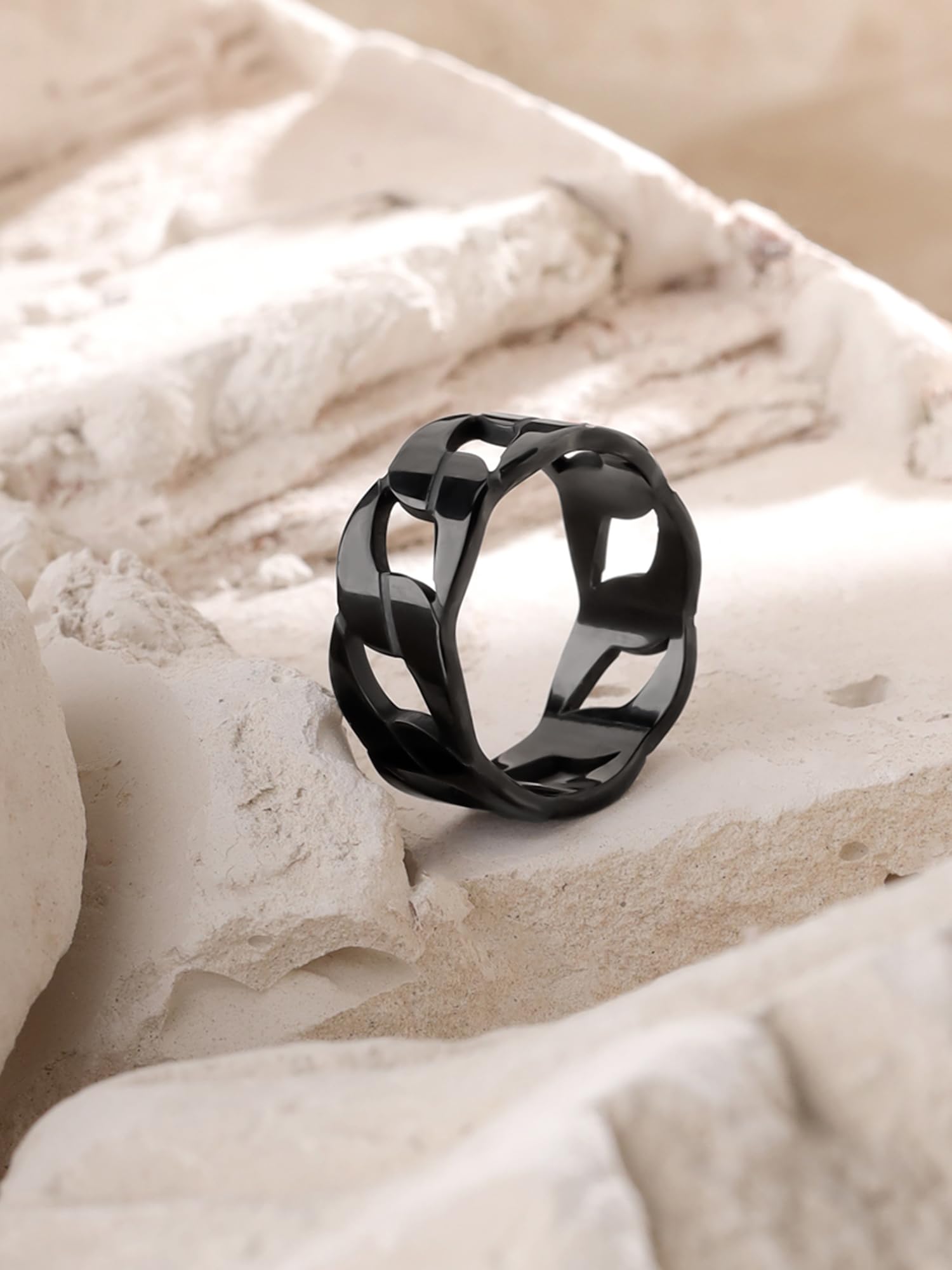 Fashion Rings Cheap Male Rings Fashion 8mm Stainless Steel Wedding