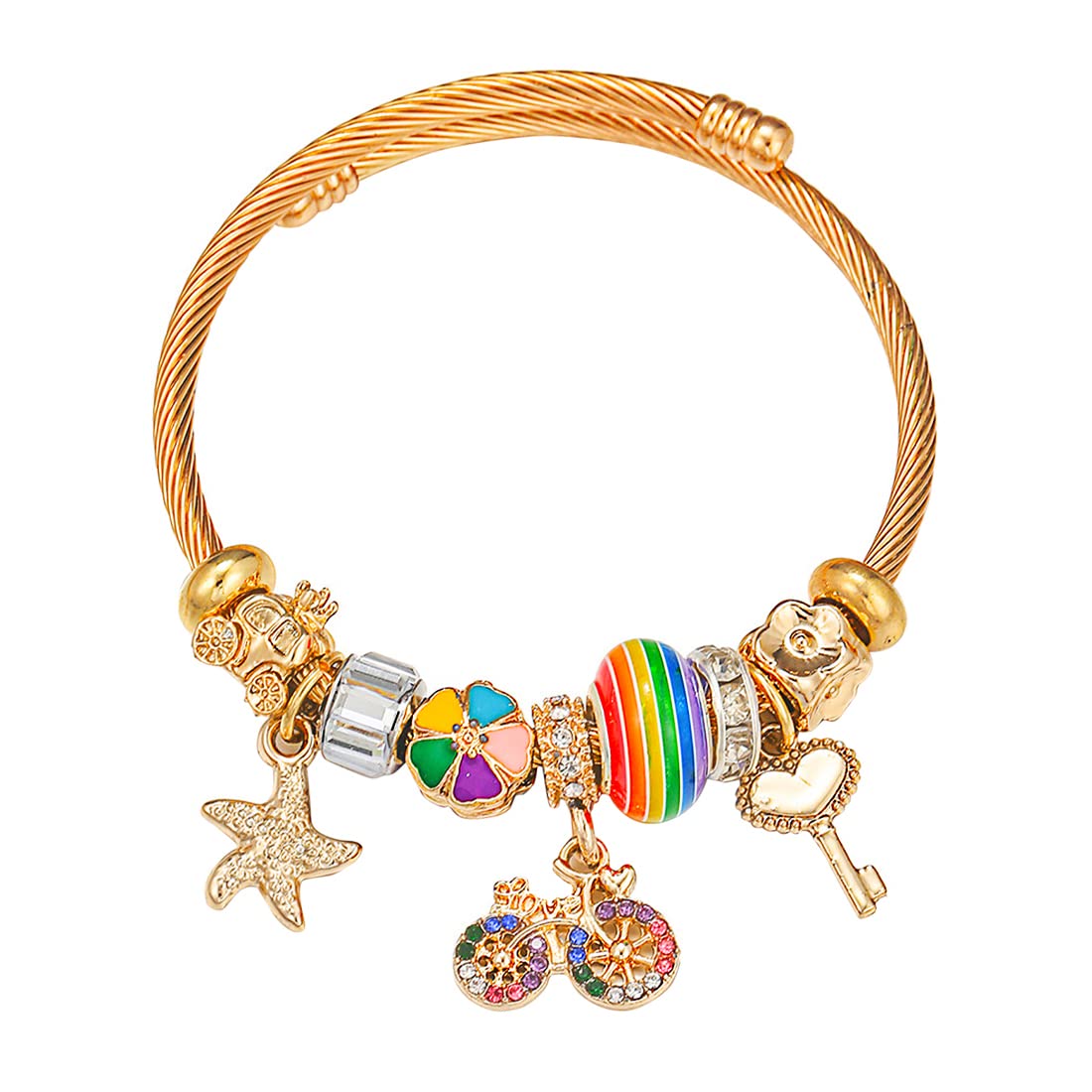 Yellow Chimes Bracelet for Women and Girls Charm Bracelets for