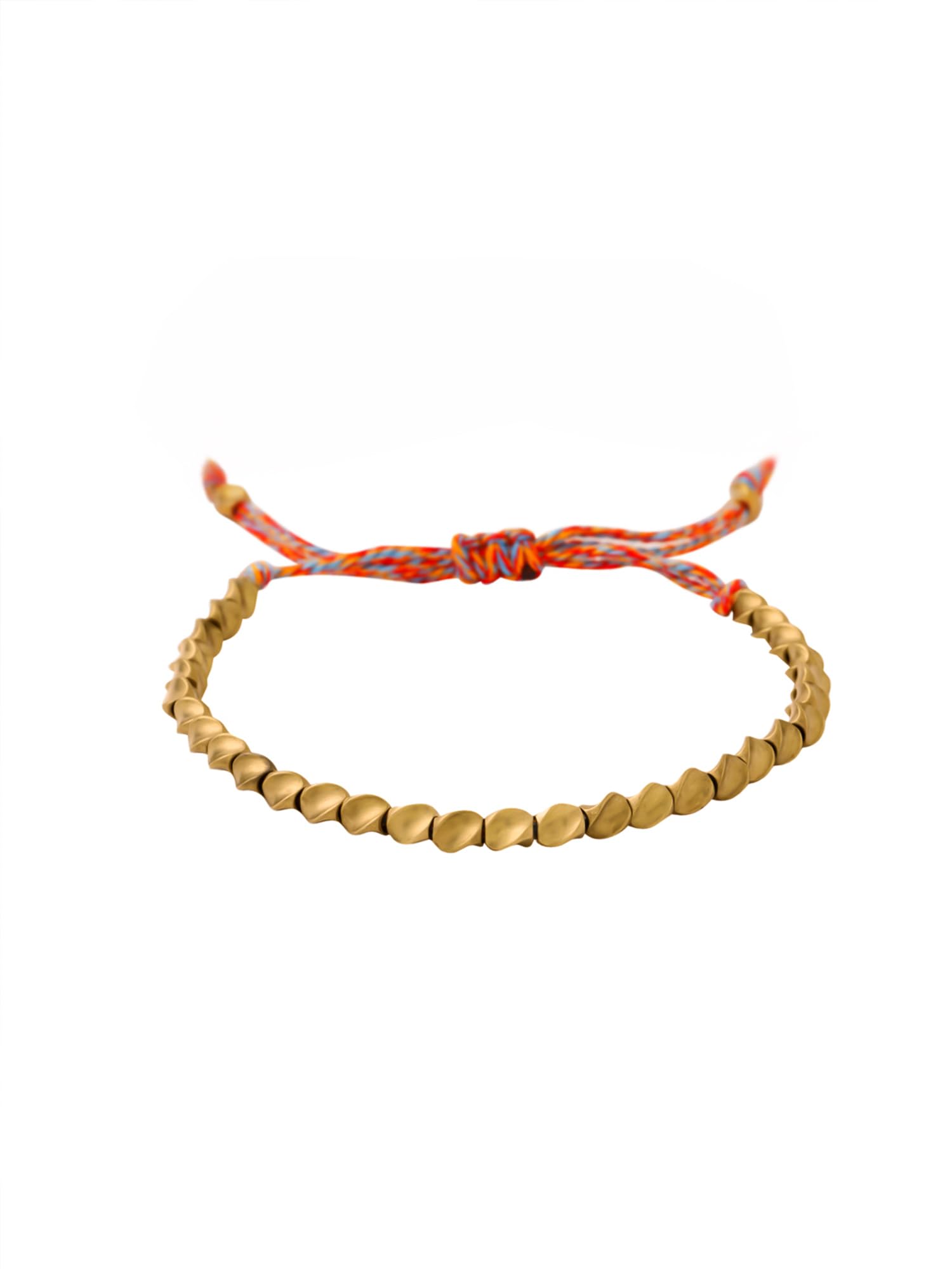 Yellow Chimes Beads Bracelets for Men Fashion Gold Bracelet