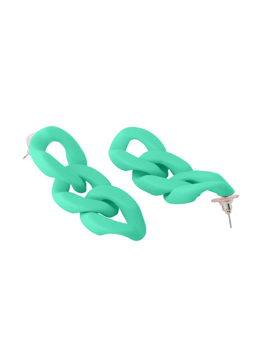 Yellow Chimes Earrings for Women and Girls Drop Earrings for Girls | Green Color Chain Drop Designed Drop Earrings | Birthday Gift for girls and women Anniversary Gift for Wife