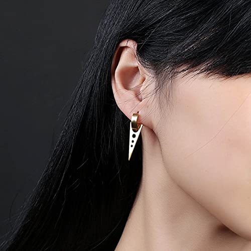 Yellow Chimes Stainless Steel Trendy Combo Hoop Earrings for Men and Boys