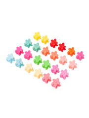 Melbees by Yellow Chimes Hair Clips for Girls Kids Hair Accessories for Girls Hair Claw Clips for Girls Kids Multicolor Floral Small Claw Clip 50 Pcs Mini Hair Claw Clips for Girls Baby's Clutchers for Hair