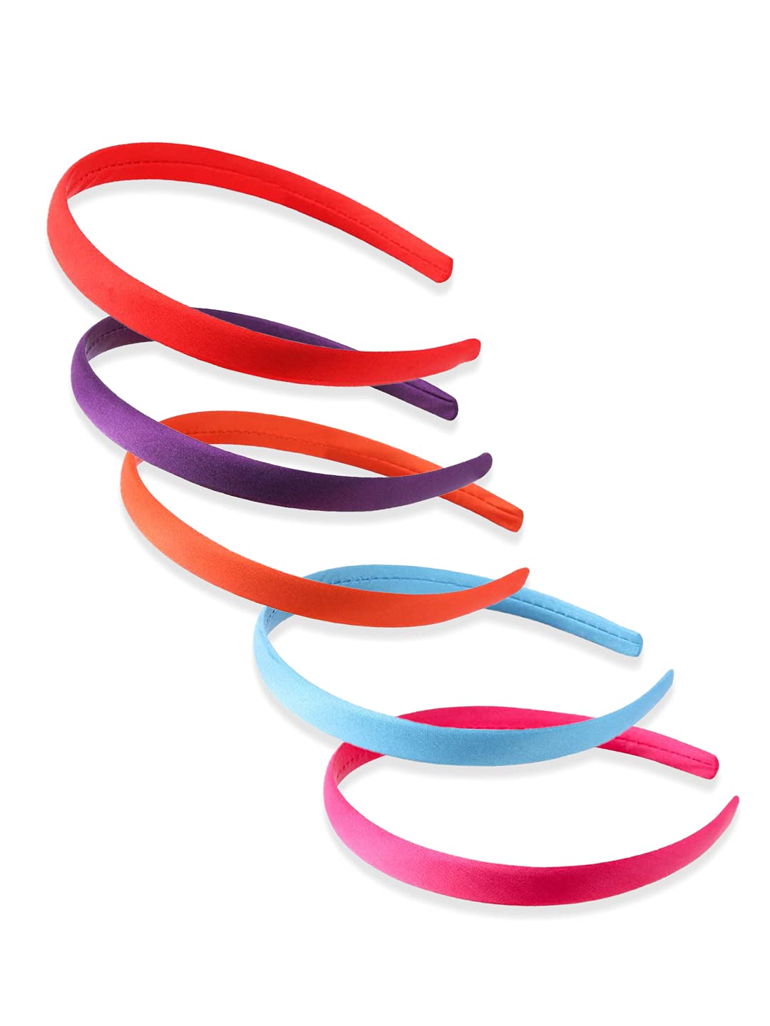 Melbees by Yellow Chimes Hair Bands for Girls Kids Hair Accessories for Girls Baby Hair Band 5 Pcs Multi Color Hairband for Girls Kids Head Bands for Girls Kids & Toddlers