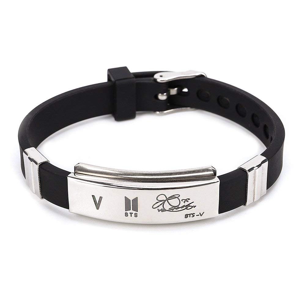 Cheap Kpop Bts V Bracelet Bangle a Lock Bracelet