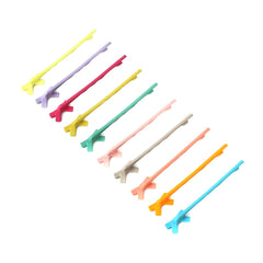 Melbees by Yellow Chimes Hair Pins for Girls Kids Hair Accessories for Girls Hair Pin 10 Pcs Bow Bobby Pins for Hair Multicolor Charm Hairpin Bobby Hair Pins for Girls Kids Teens Toddlers