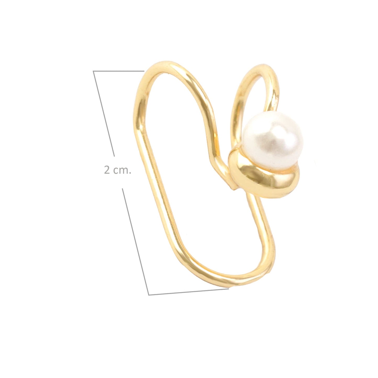 Kairangi Earrings for Women & Girls Fashion Gold Ear Cuff | Gold Plated Clip On Ear Cuff Set | Western Non Piercing Cartilage Ear Cuffs Combo | Birthday Gift for Girls and Women