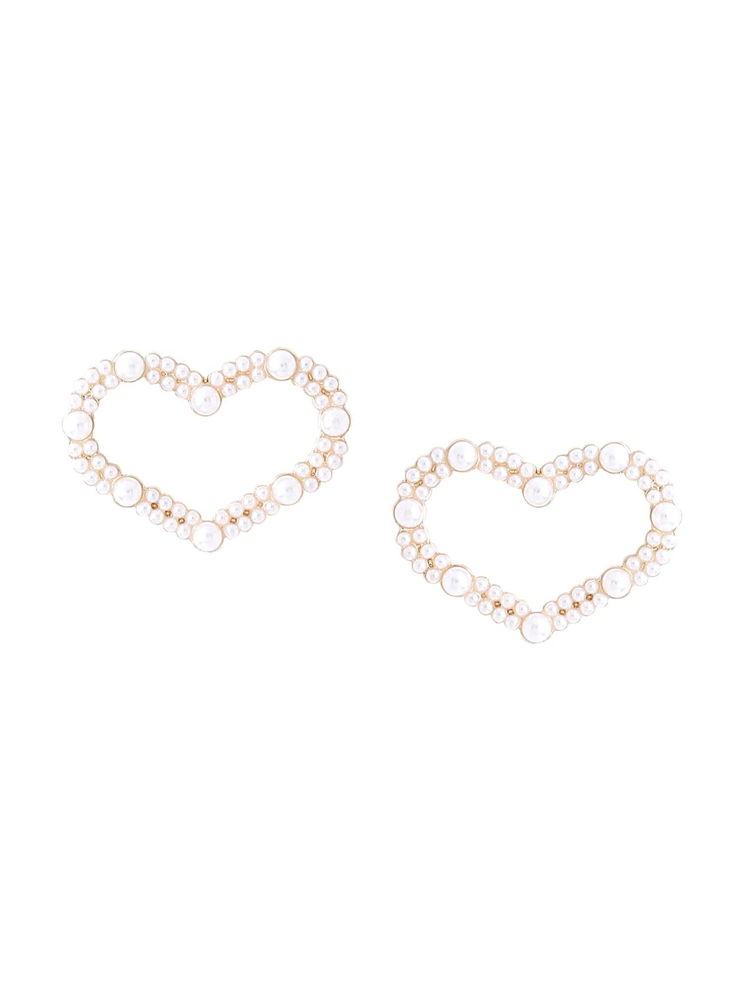 Girls white hot sale gold earrings