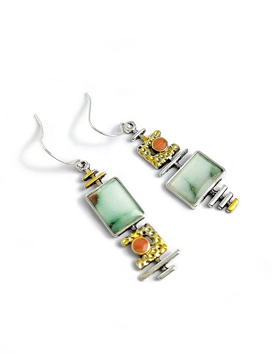 Yellow Chimes Earrings for Women and Girls Drop Earrings for Girls | Multicolor Mismatch Designed Drop Earrings | Birthday Gift for girls and women Anniversary Gift for Wife