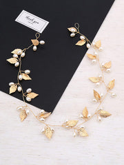 Yellow Chimes Bridal Hair Vine for Women and Girls Bridal Hair Accessories for Wedding Comb Pin for Women Hair Accessories Wedding Jewellery for Women Bridal Wedding Hair Vine for Girls (Design 9)