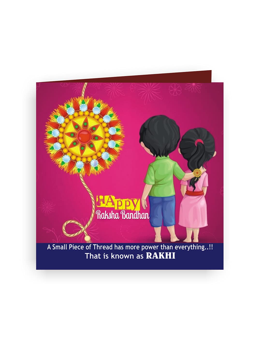 Yellow Chimes Combo of 3 Pcs Handmade Dori Worked Gold and Silver Toned OM My BRO and Celtic Design Rakhi for Brother with Roli & Chawal, Red, Silver, Gold, Medium (YCTJRK-16BHAY-SLGL) for Men