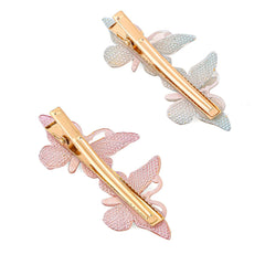Yellow Chimes Hair Clips for Women Girls Hair Accessories for Women Butterfly Hair Clip 2 Pcs Hair Clips for Girls Hairclips Alligator Clips for Hair Pins for Women and Girls Gift For Women & Girls