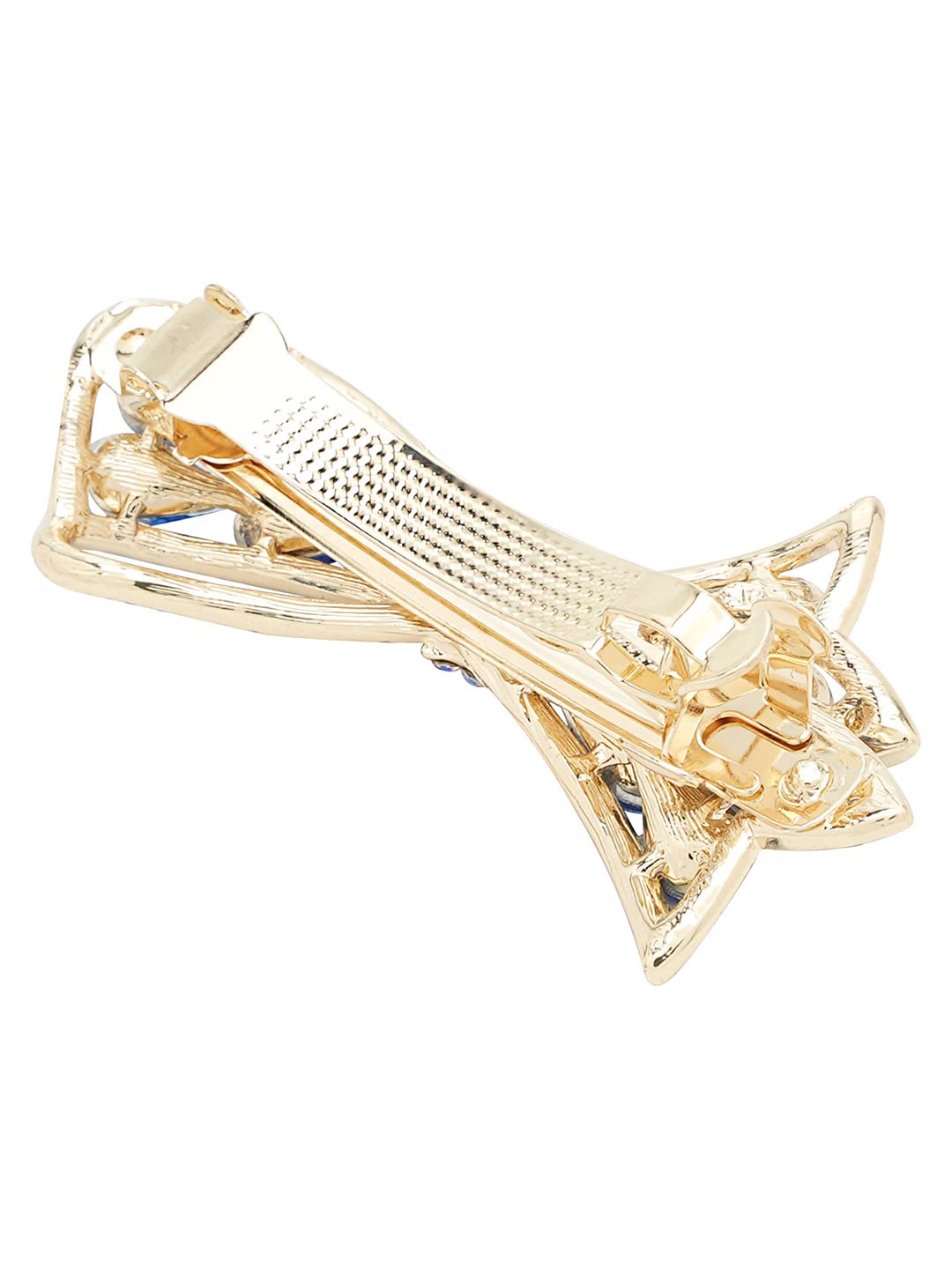 Yellow Chimes Hair Clips for Women Girls Barrette Hair Clips for Women Hair Accessories for Women Star Shaped Hair Clips for Women Purple Crystal French Barrette Hair Clips for Women and Girls Gift For Women & Girls