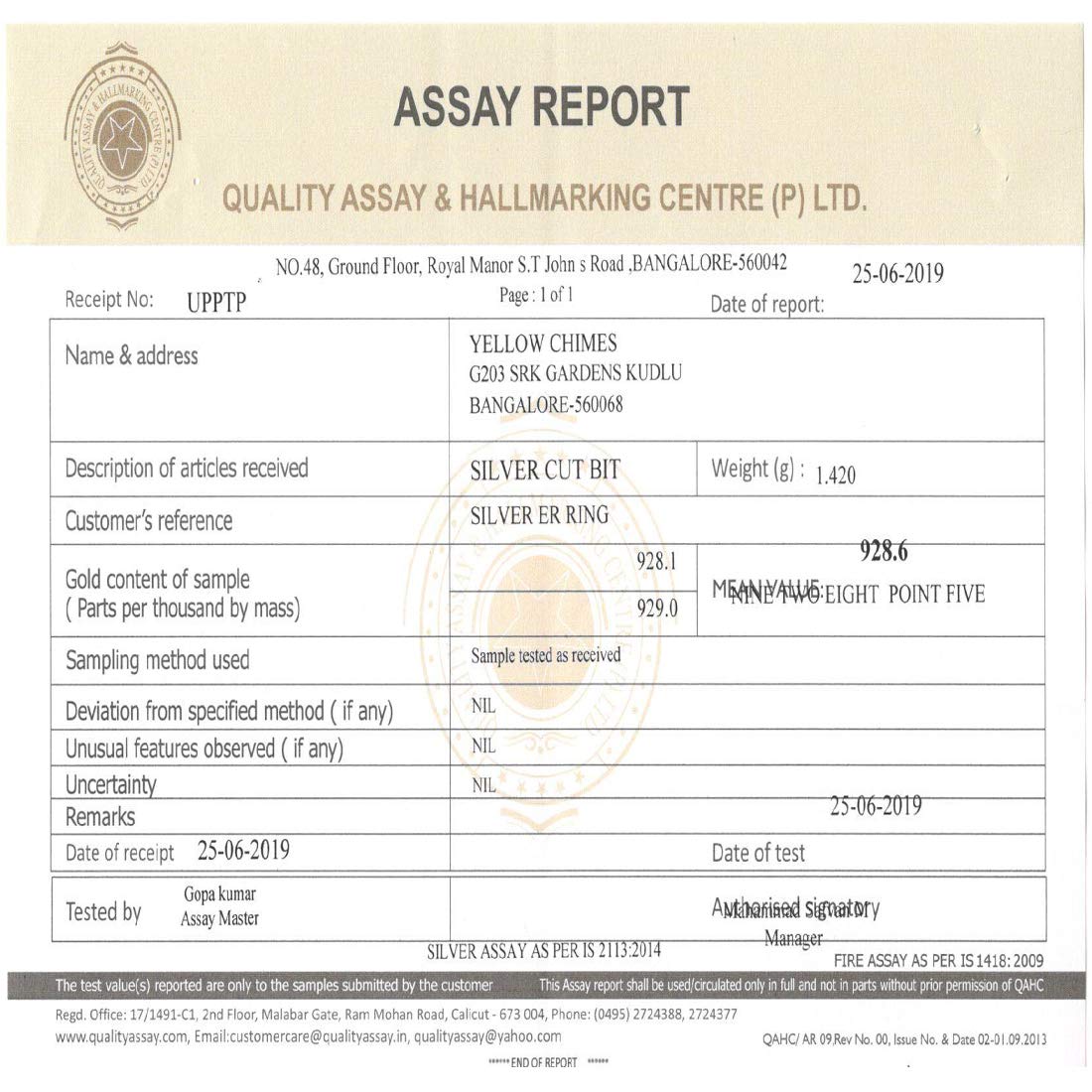 Raajsi by Yellow Chimes 925 Sterling Silver Drop Earrings for Women & Girls Pure Silver Drop Earrings Birthday Gift for Girls & Women |With Certificate of Authenticity and 925 Stamp