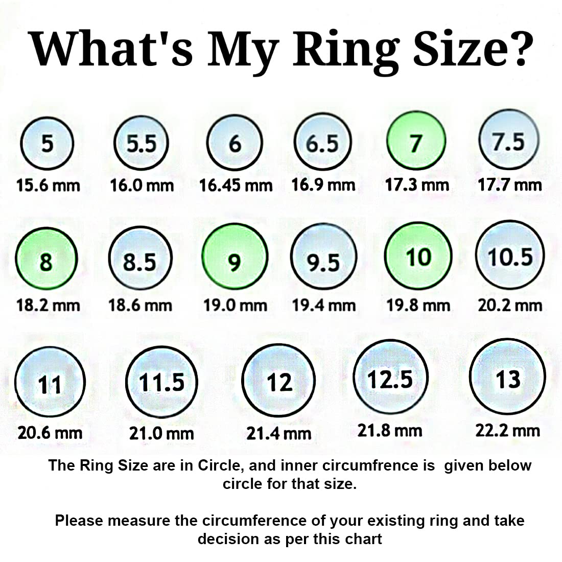 Yellow Chimes Rings for Women 316L Stainless Steel Black Band Ring for Women and Girls