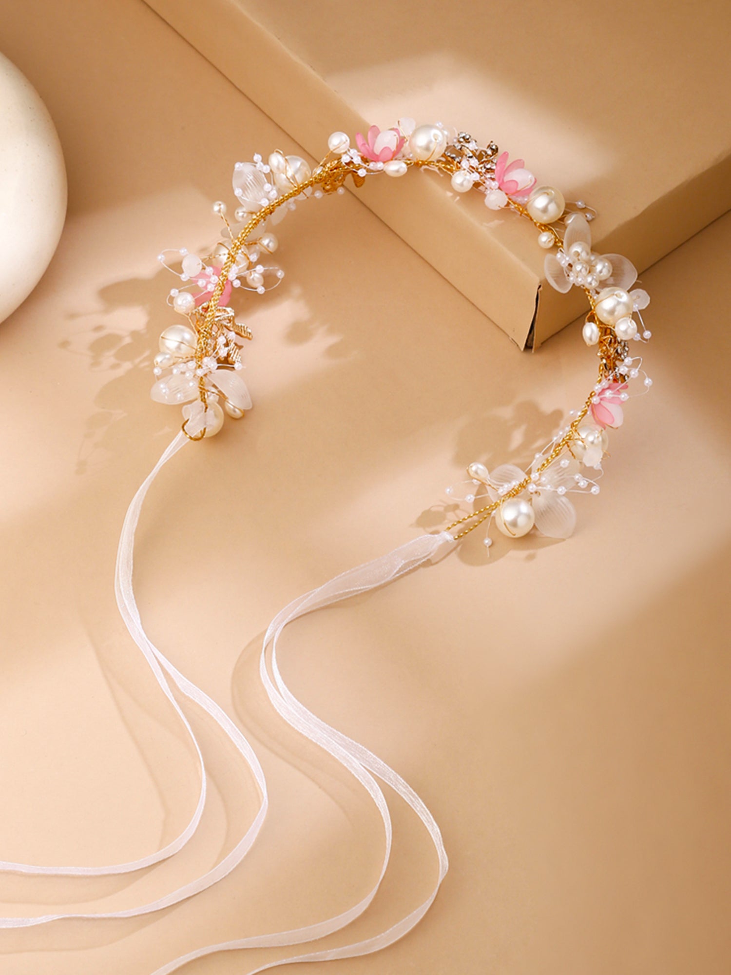 Yellow Chimes Bridal Hair Vine for Women and Girls Bridal Hair Accessories for Wedding Crown Headband Hair Accessories Wedding Jewellery for Women