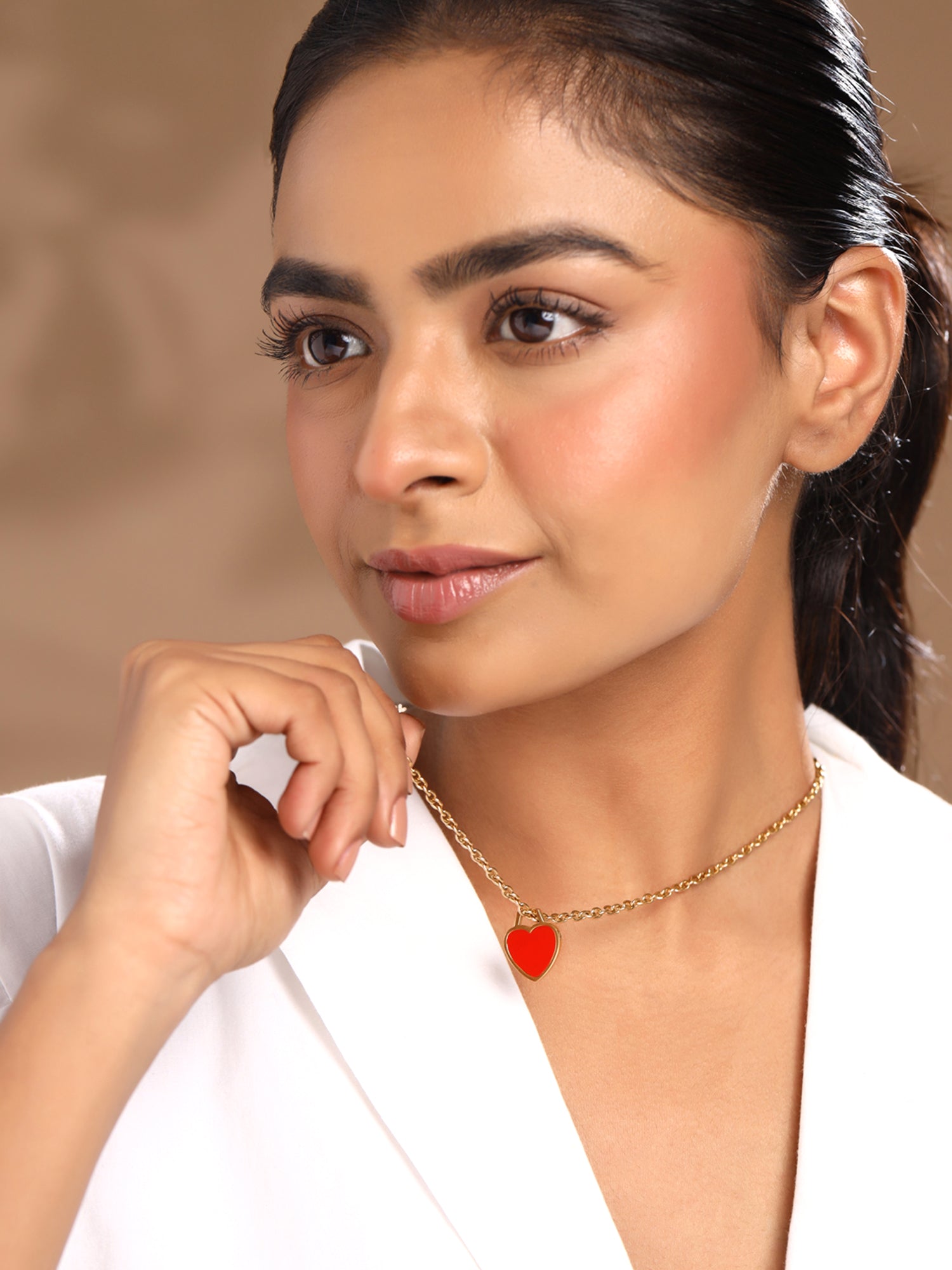 Alloy Red Pendant - Women's Jewelry