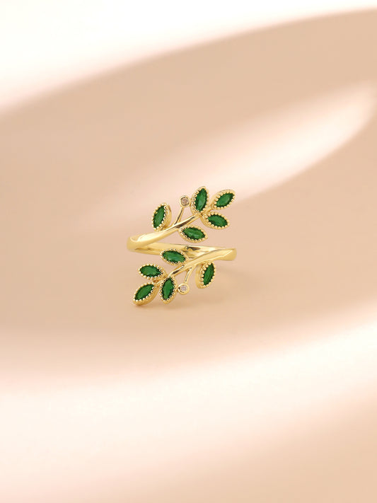 Yellow Chimes Fashion Ring - Elegant Gift for Girlfriend