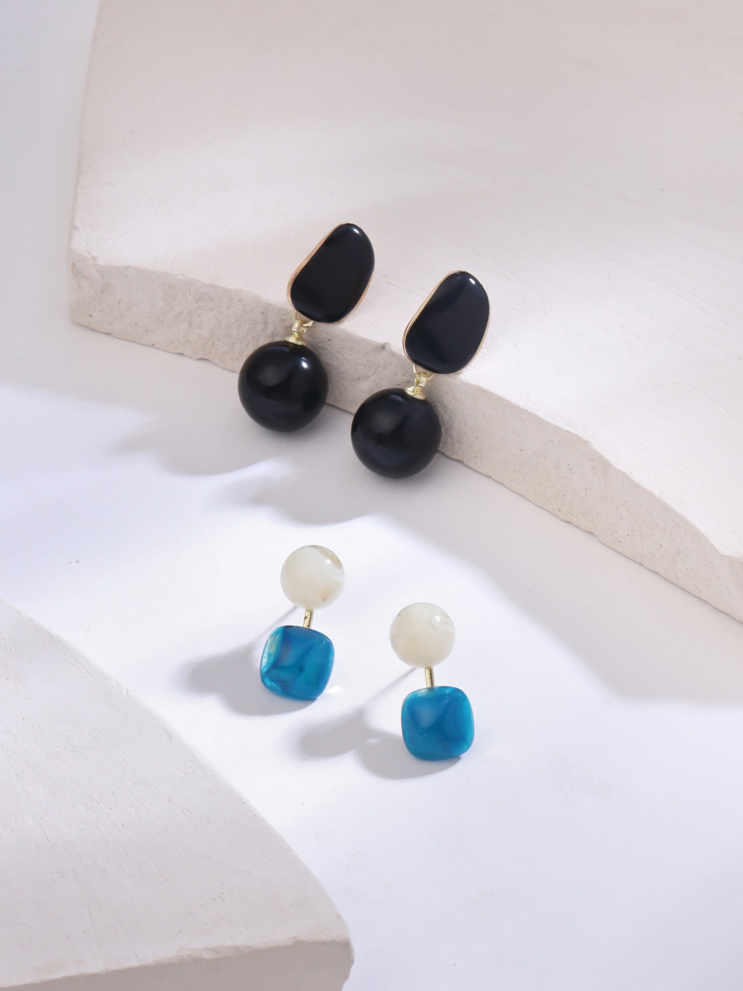 Yellow Chimes drop earrings - perfect for formal events