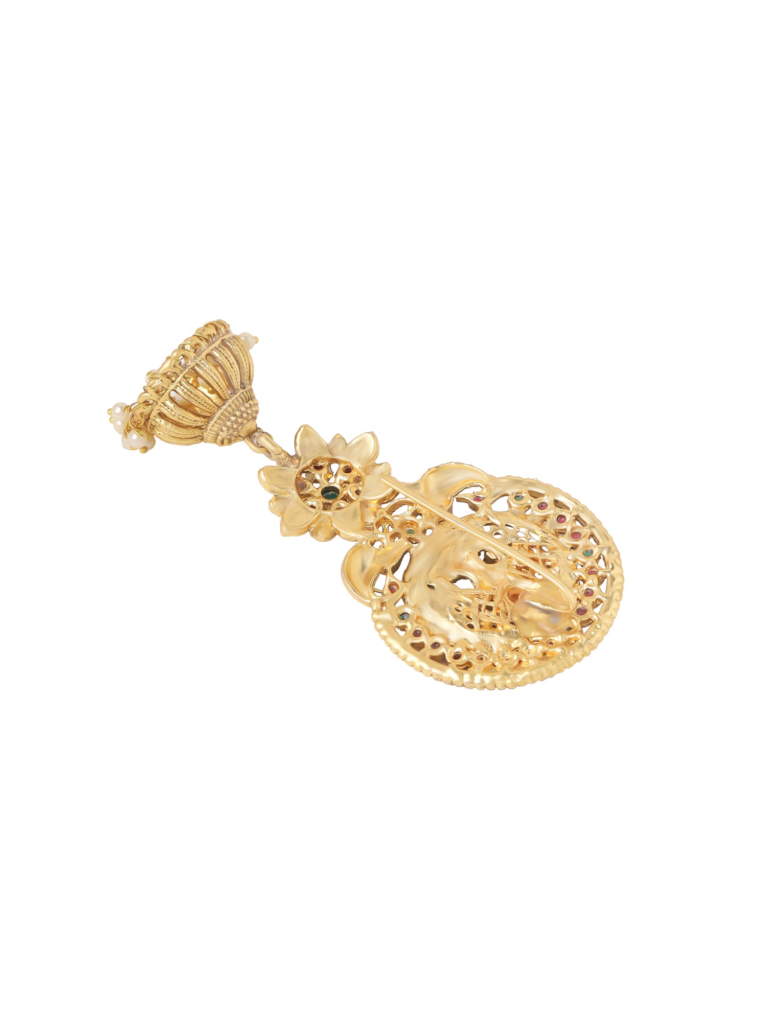 Yellow Chimes gold plated juda pin - traditional hairstyle accessory