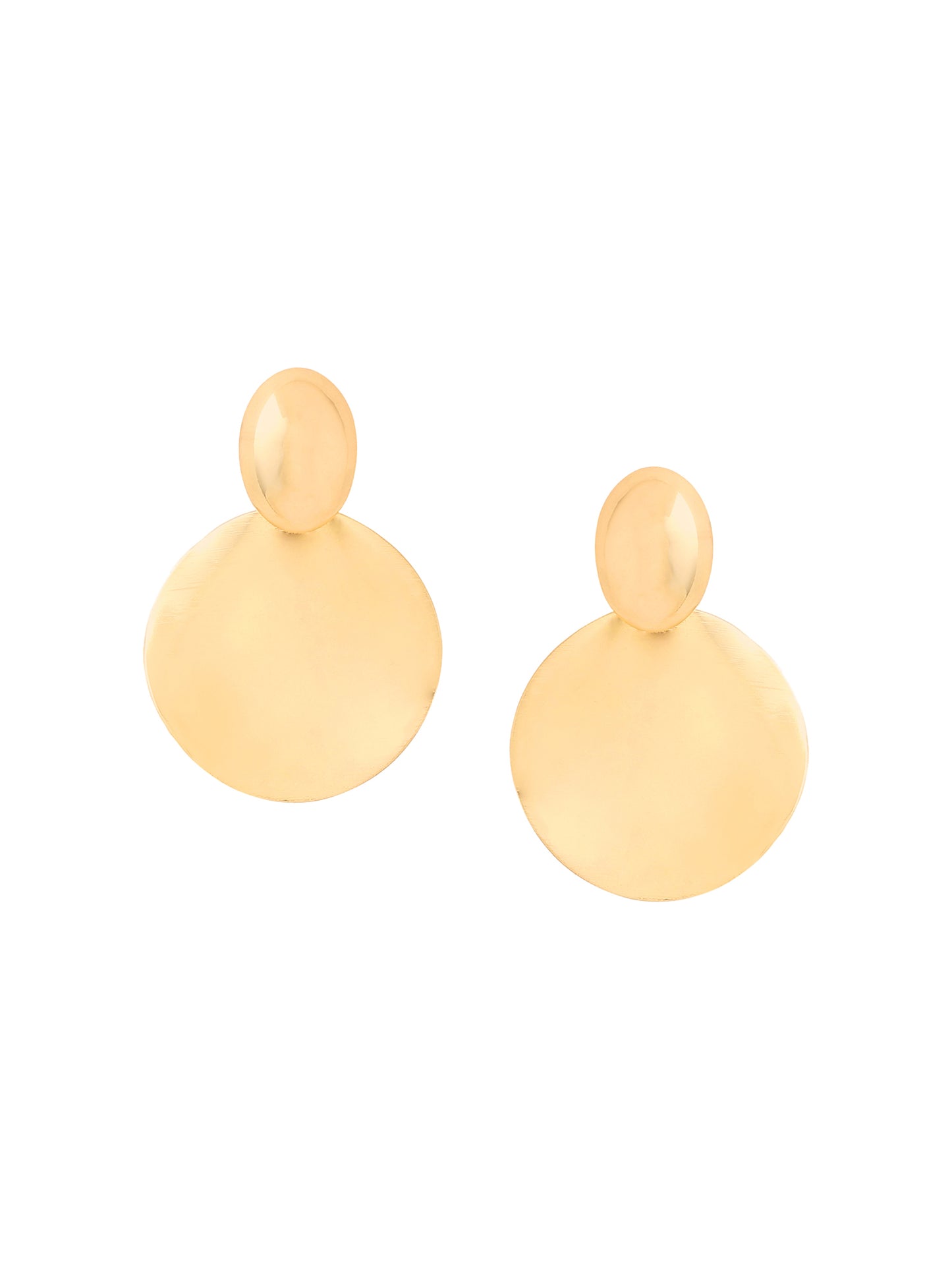 Yellow Chimes earrings - luxe gold plated design