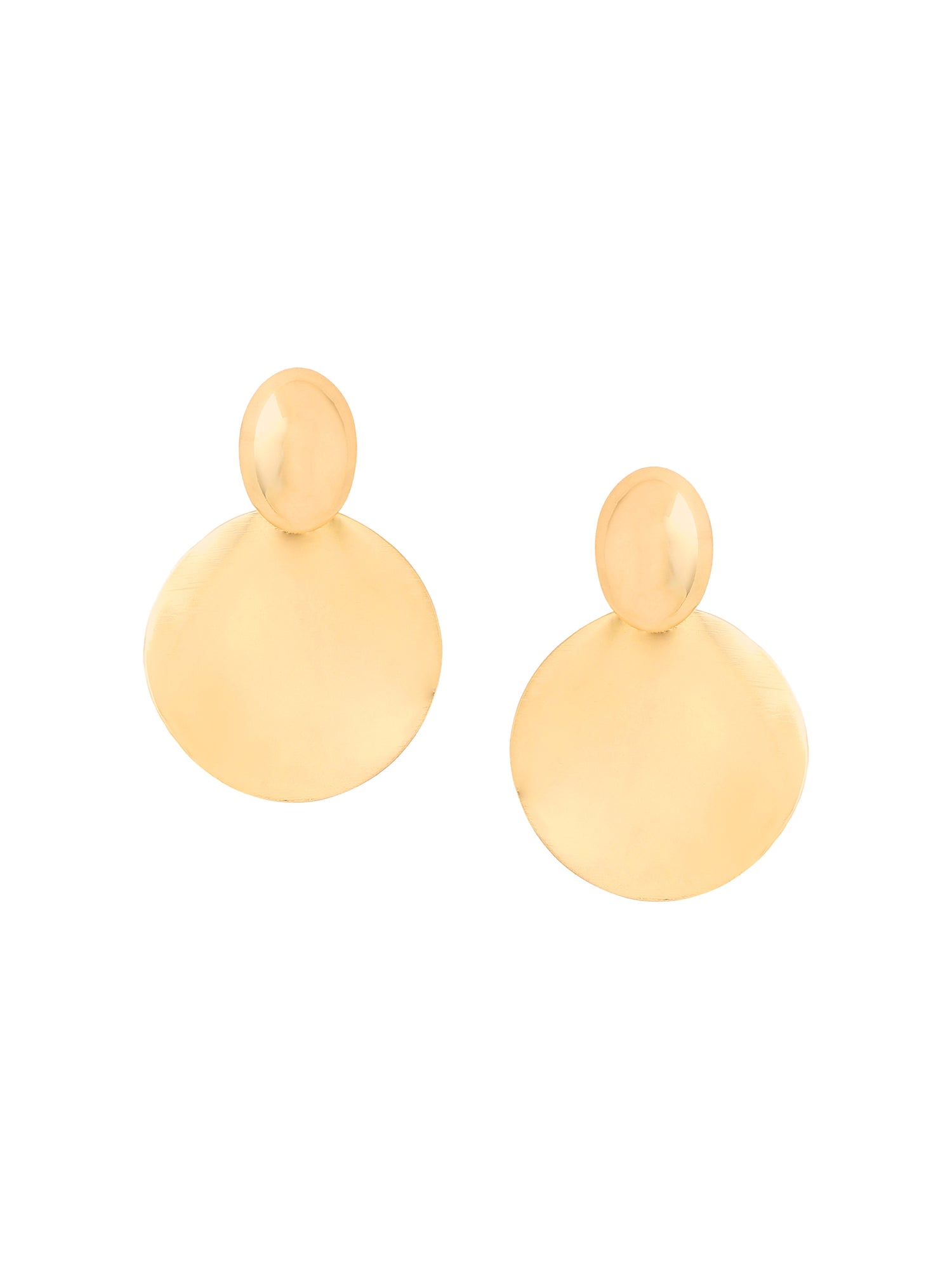 Yellow Chimes earrings - luxe gold plated design