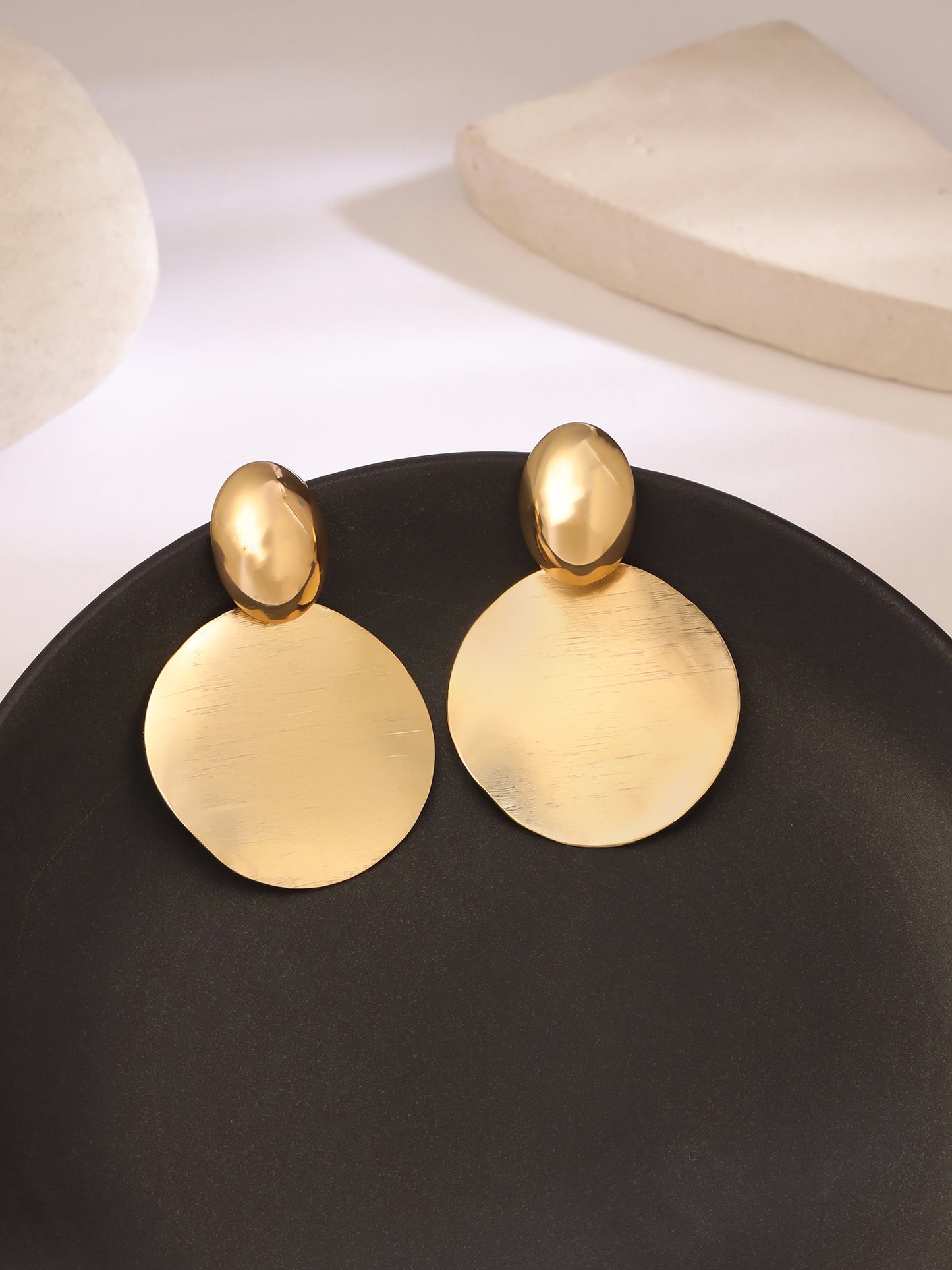 Yellow Chimes earrings - elegant jewelry