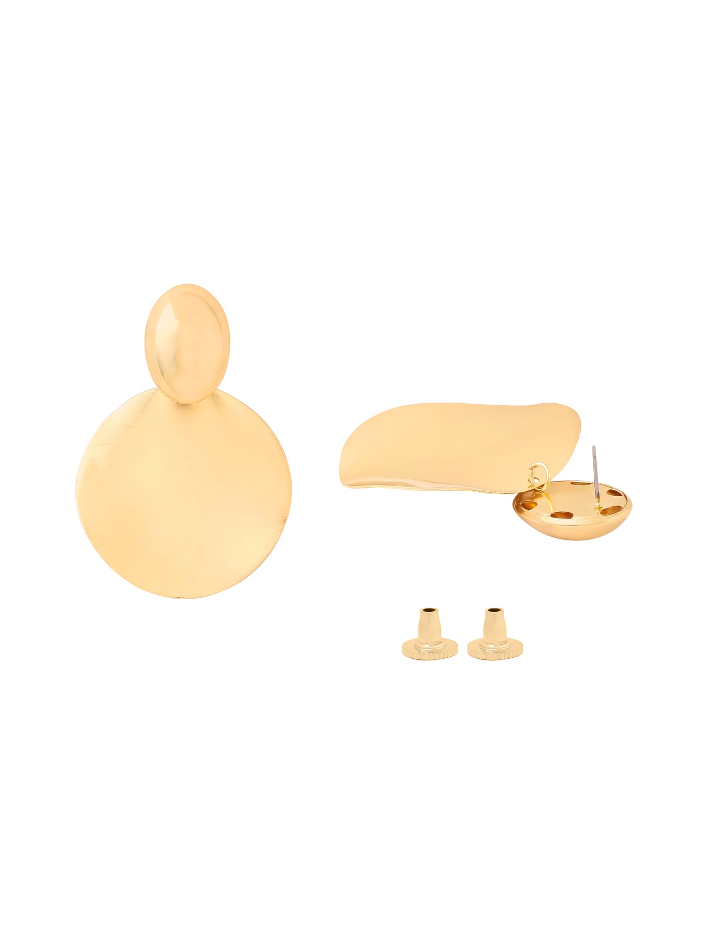 Yellow Chimes earrings - party wear elegance