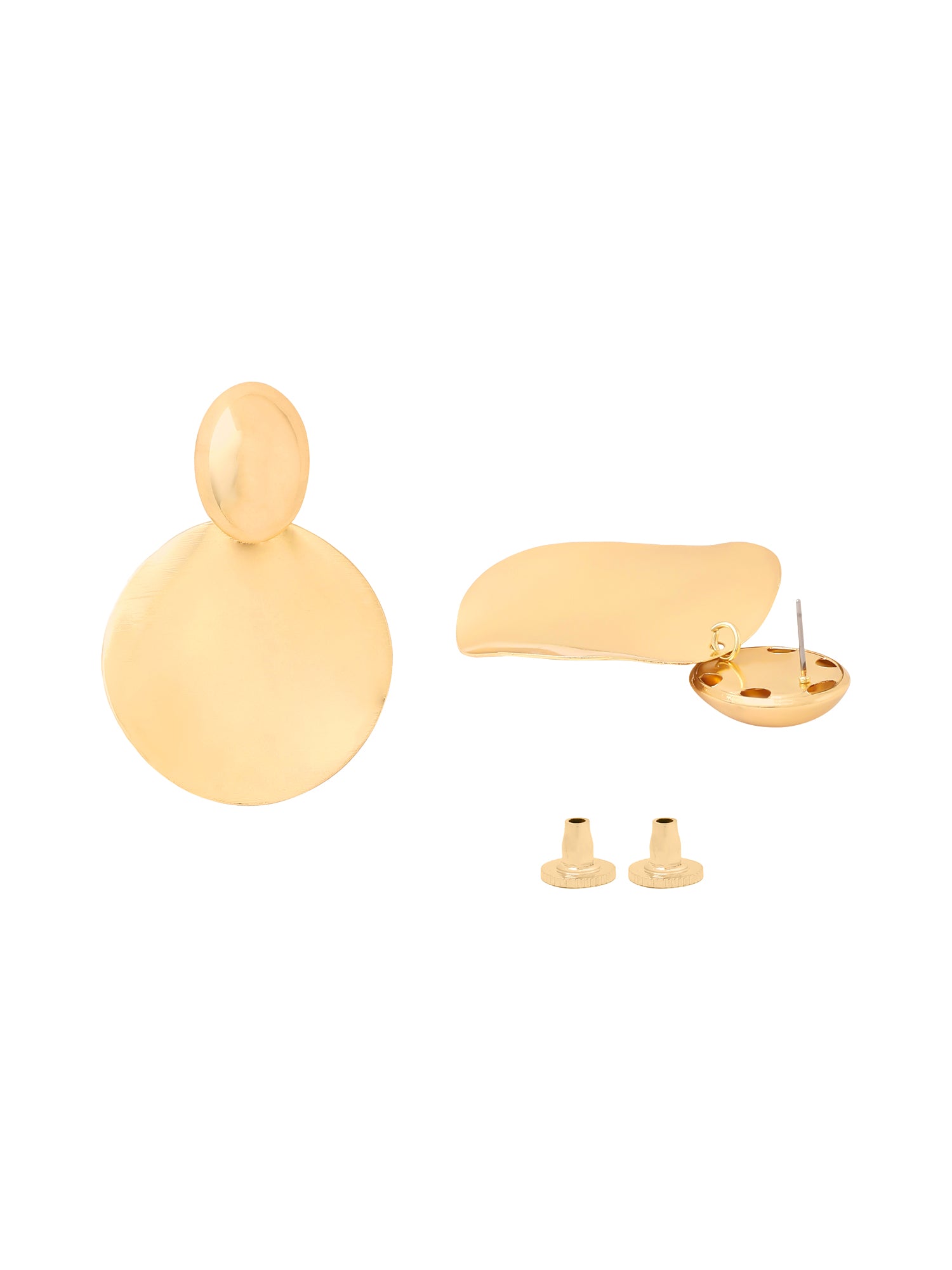 Yellow Chimes earrings - party wear elegance