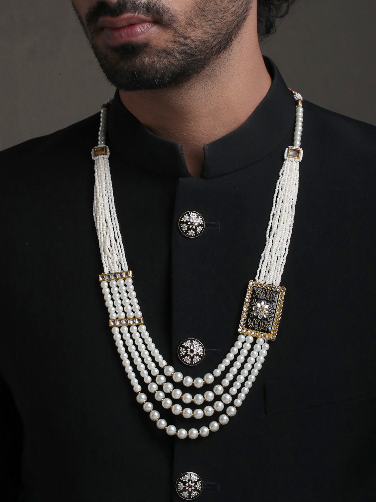 Yellow Chimes pearl necklace - Ideal for grooms