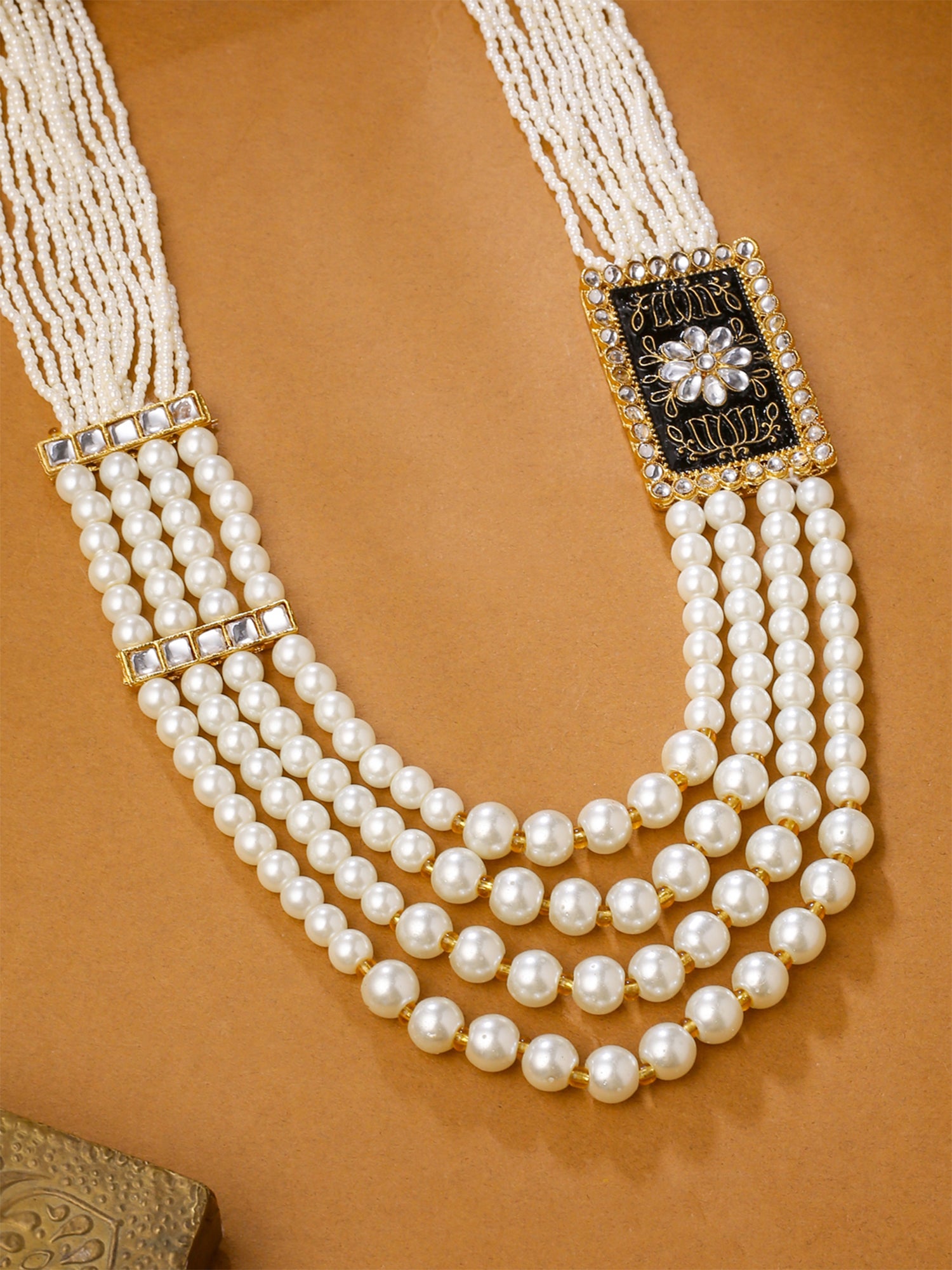 Yellow Chimes dulha mala - Men's wedding accessory