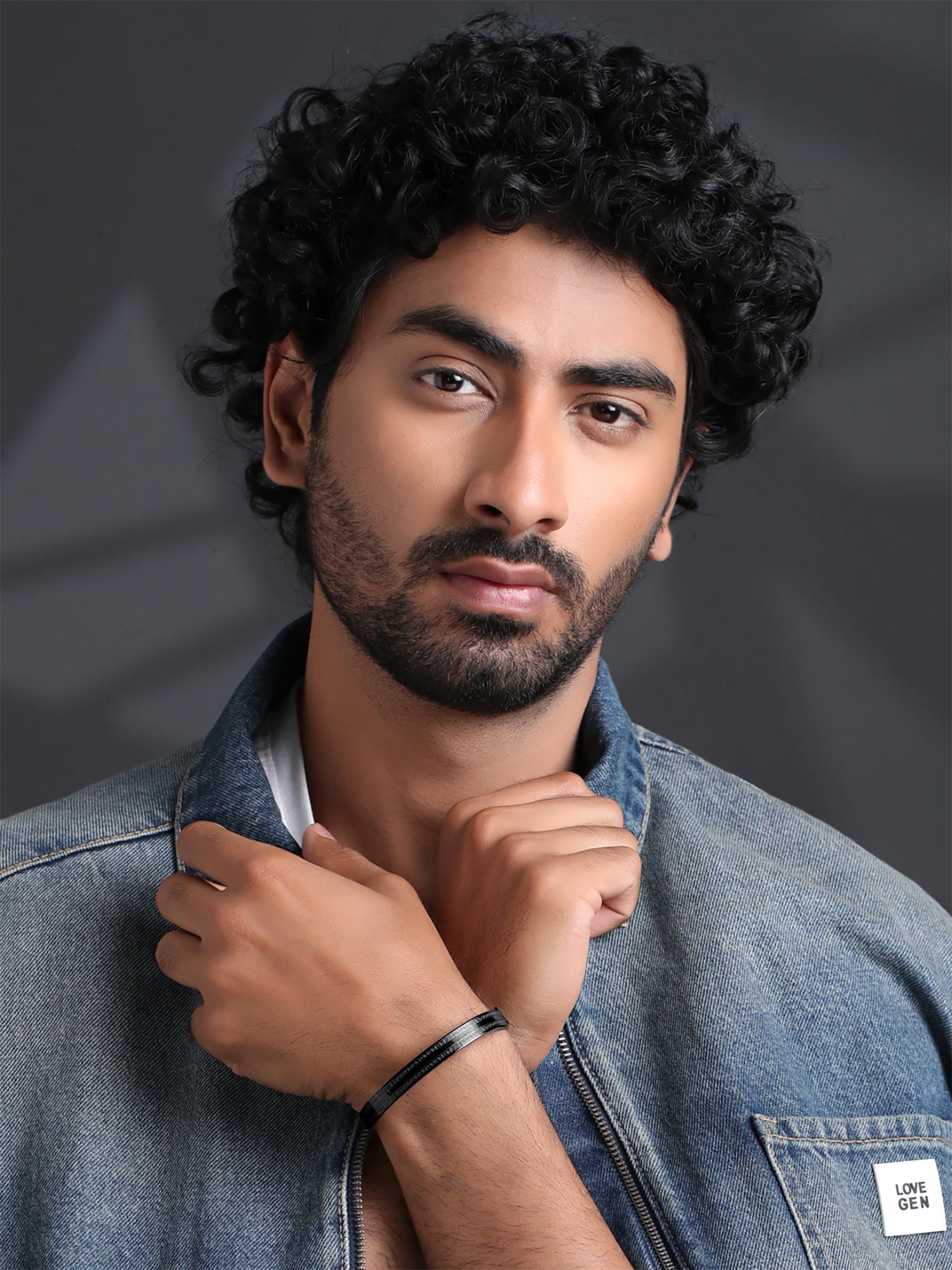 Yellow Chimes Black Kada Bracelet - Stylish workwear addition