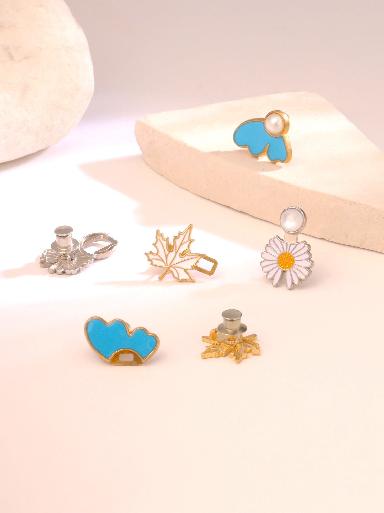 Yellow Chimes boho nose pin - trendy addition to any outfit