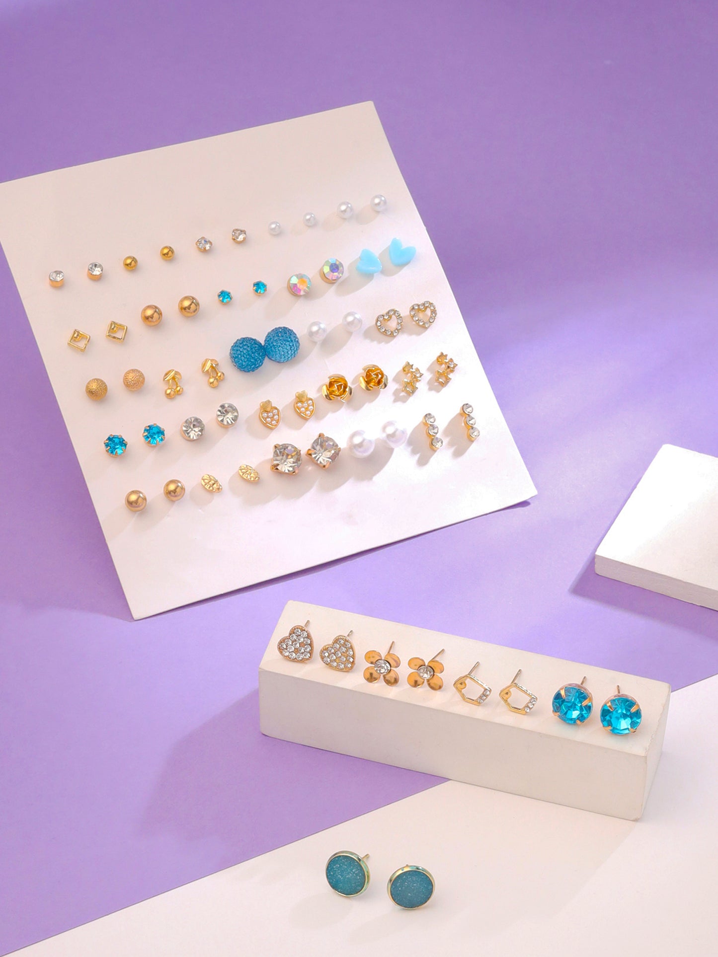 Yellow Chimes combo earrings - versatile style for every outfit