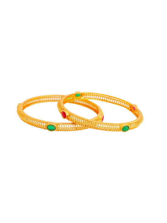 Yellow Chimes long-lasting bangles - Fashion statement piece