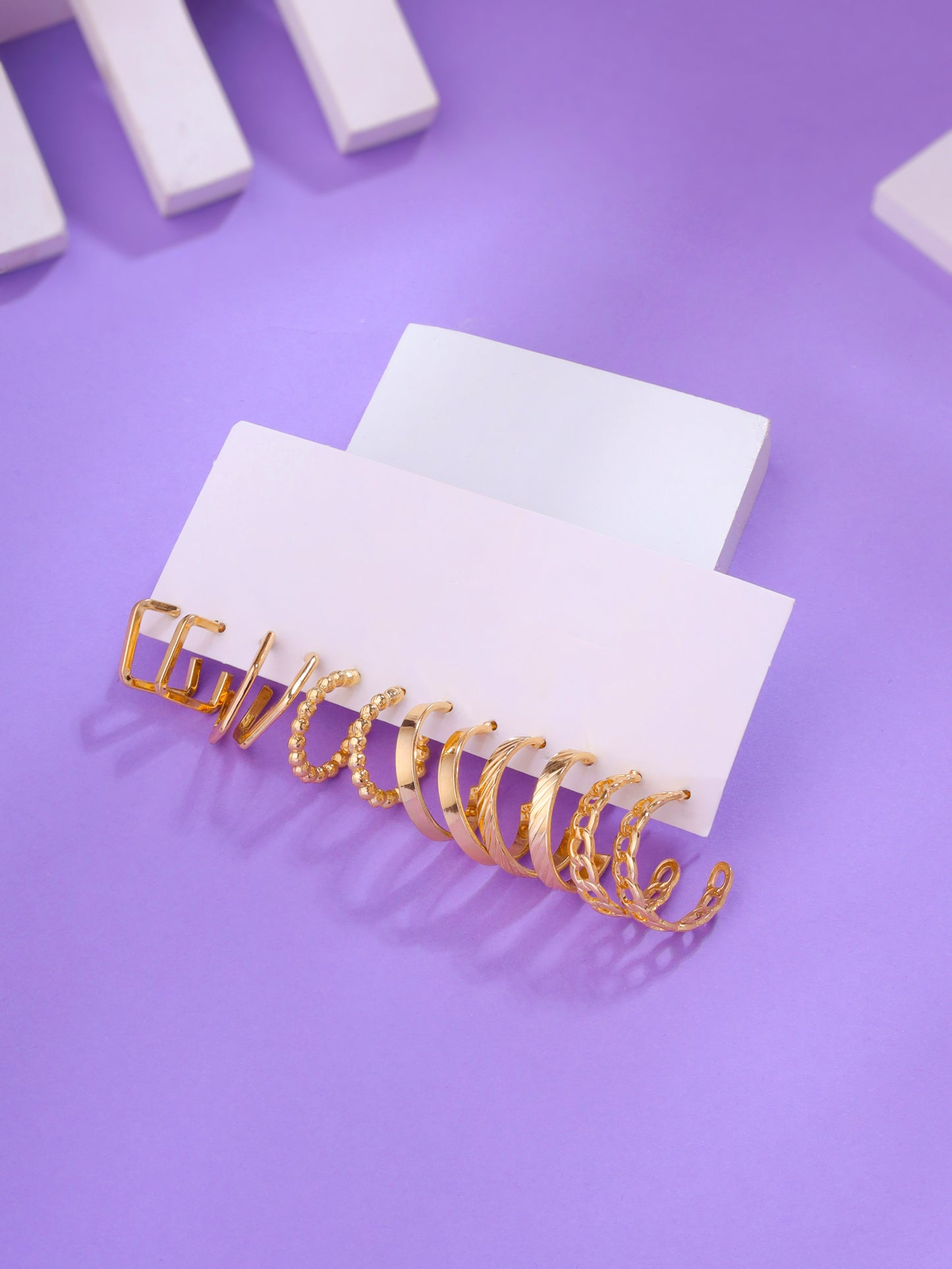 Yellow Chimes earring combo - versatile accessory for women