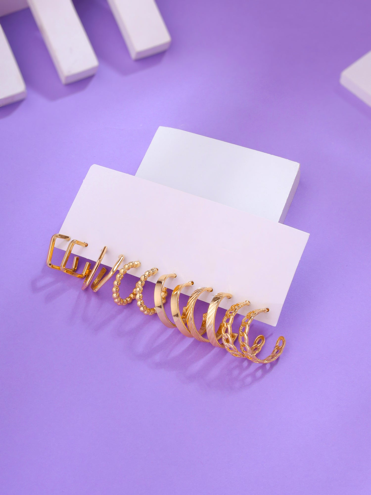 Yellow Chimes earring combo - versatile accessory for women