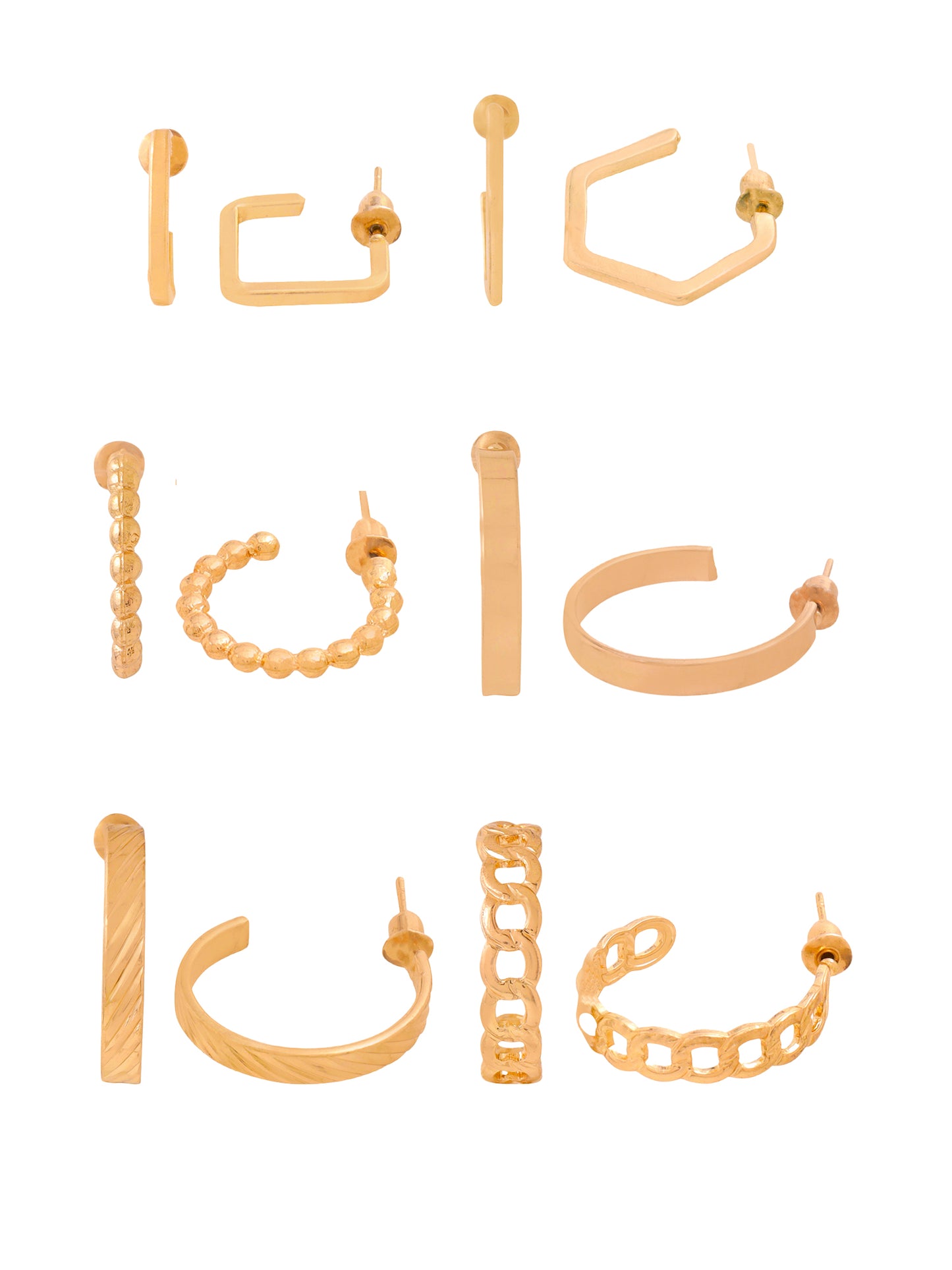 Yellow Chimes earrings set - perfect for casual outings