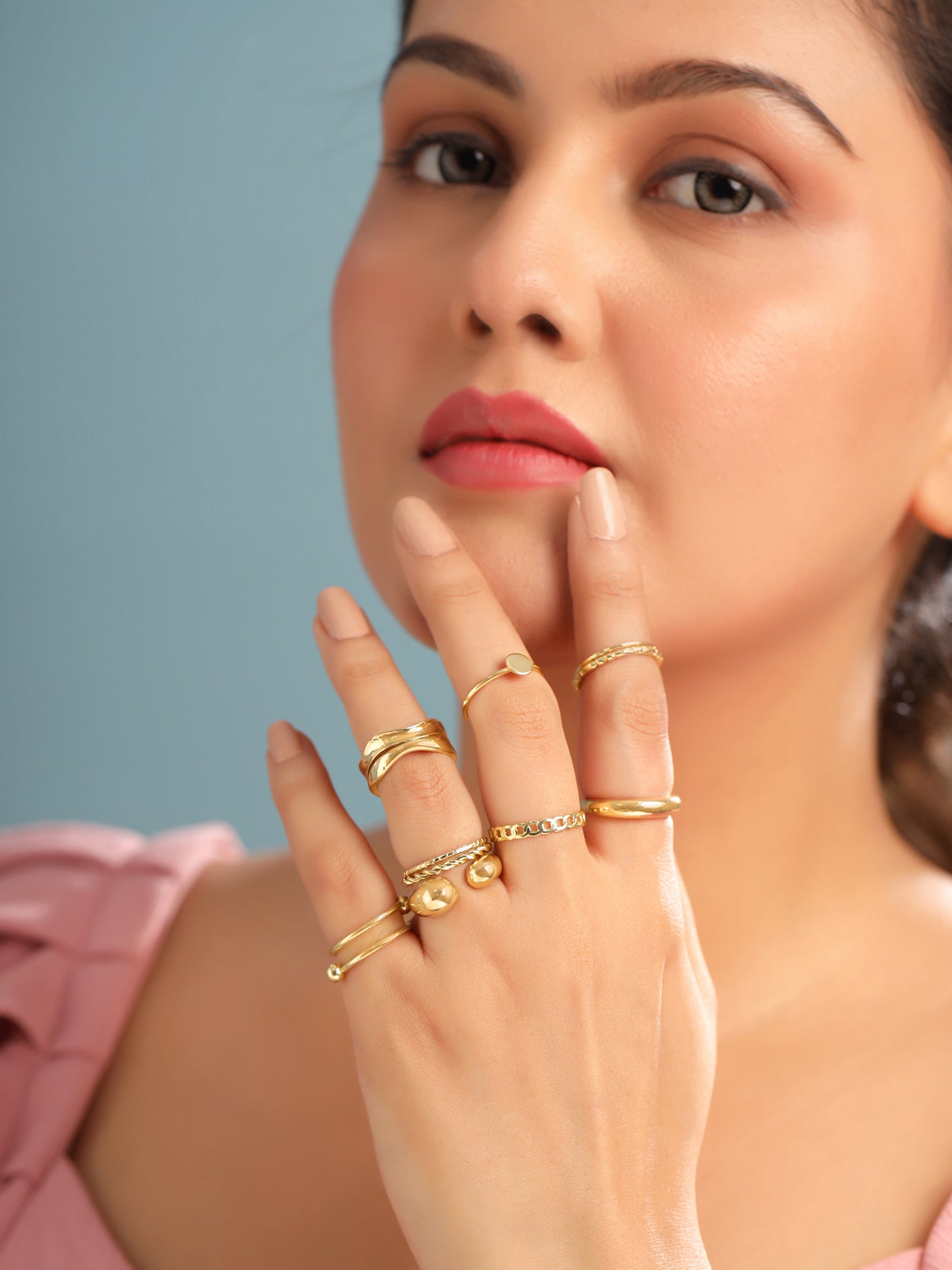 Yellow Chimes gold plated rings - Versatile accessory for all occasions