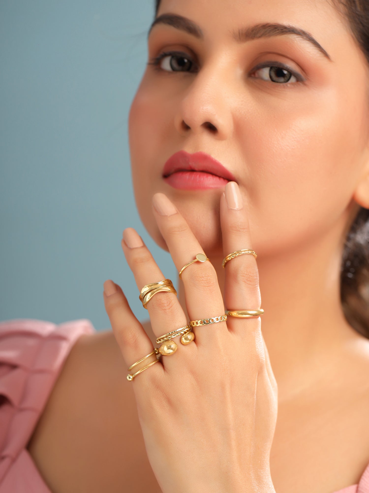 Yellow Chimes gold plated rings - Versatile accessory for all occasions
