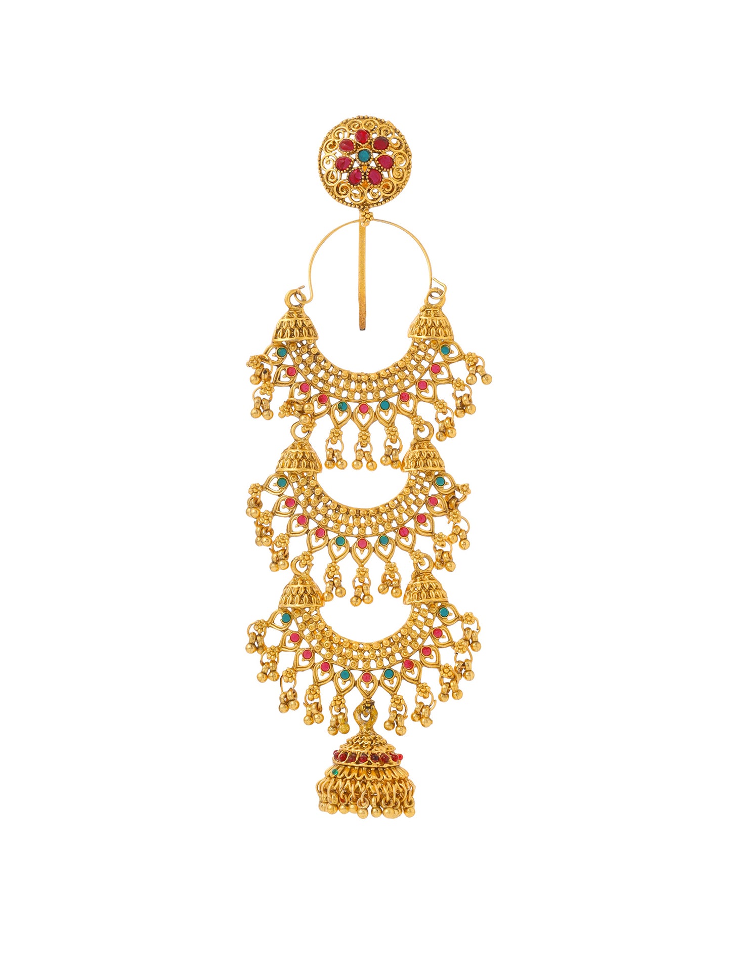 Yellow Chimes hair accessory - effortless bun styling