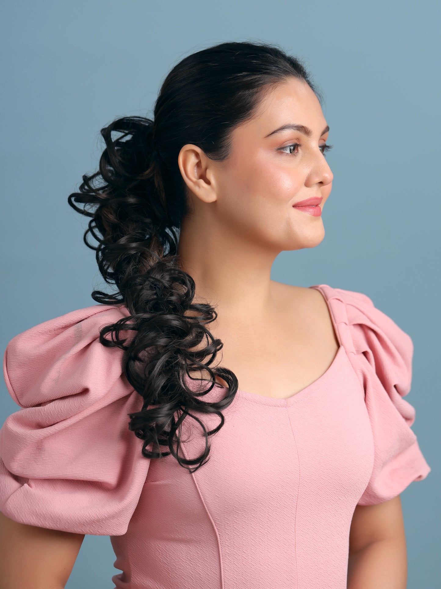 Yellow Chimes synthetic hair extensions - natural look and feel