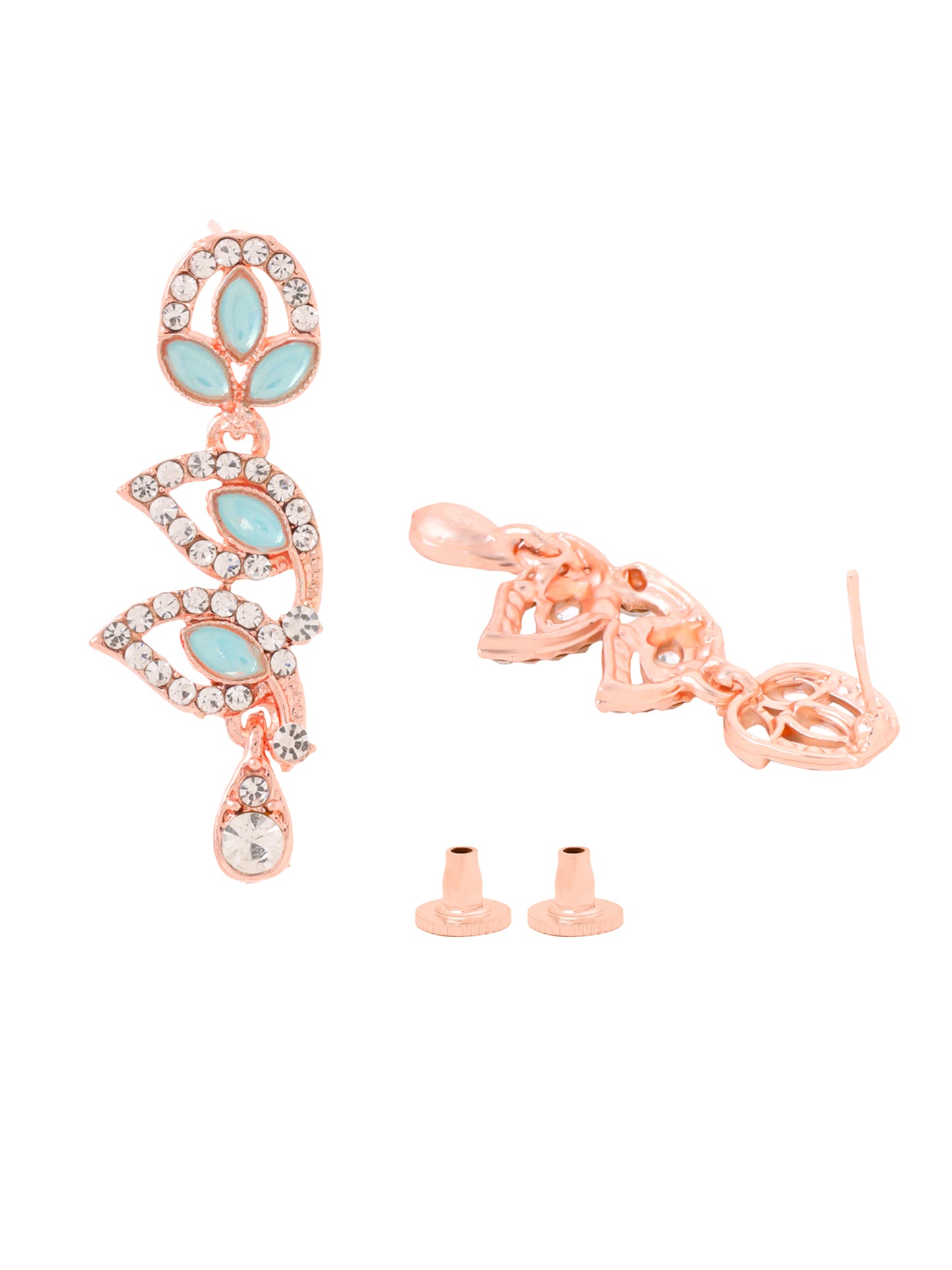 Yellow Chimes Green Stone Necklace Set - For Elegant Parties