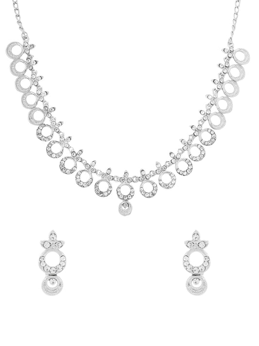 Yellow Chimes white stone jewellery - beautiful birthday present