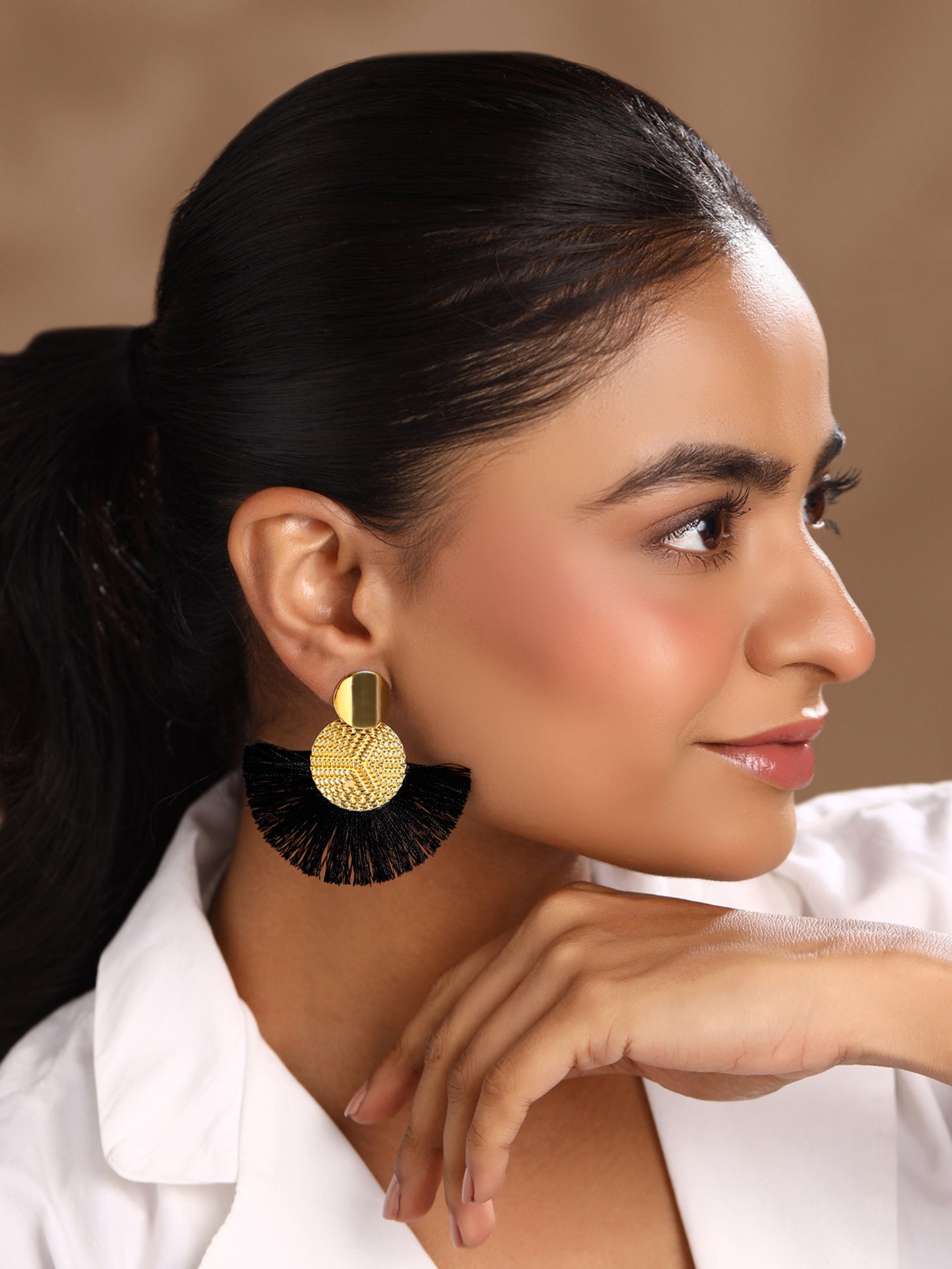 Yellow Chimes earrings - Elegant for parties