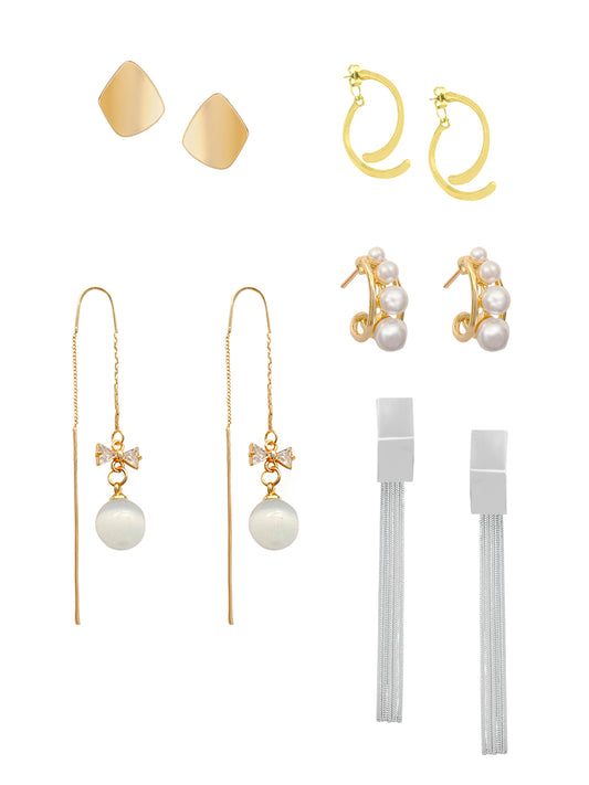 Yellow Chimes stylish danglers - casual outing earrings