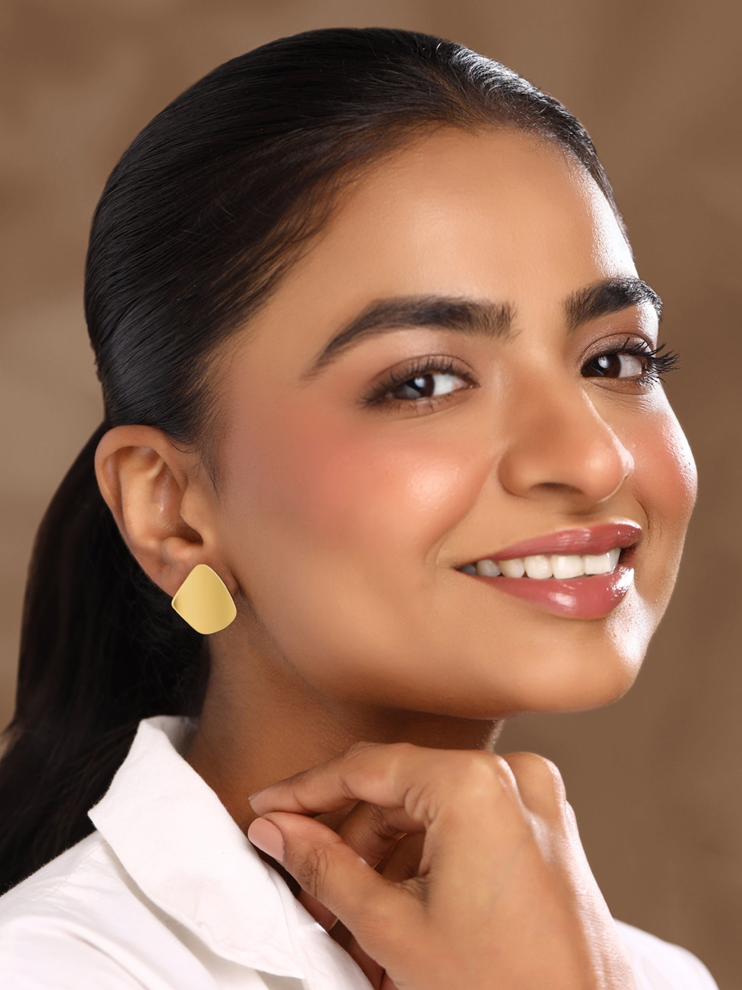 Yellow Chimes lightweight earrings - everyday wear