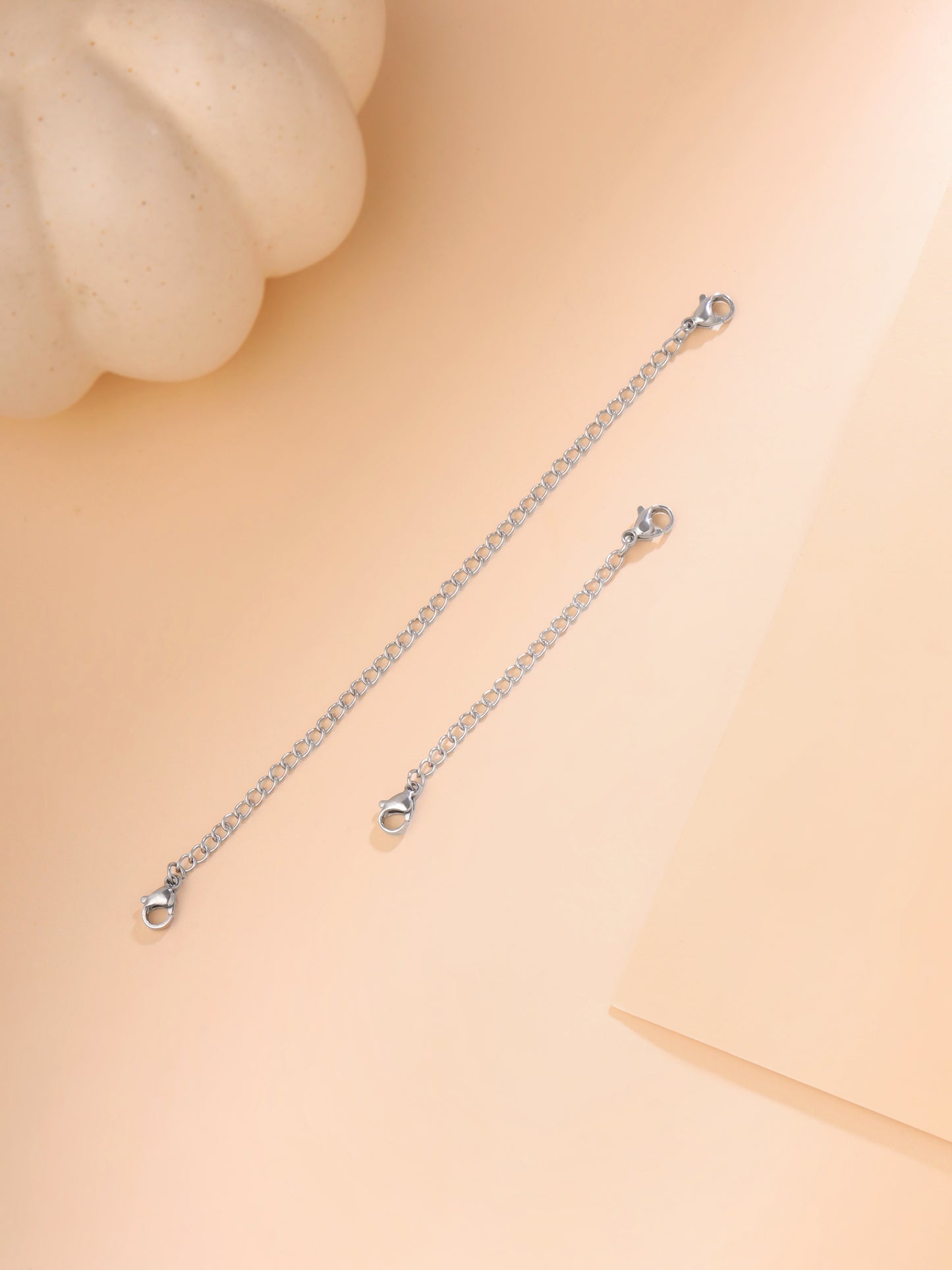 Yellow Chimes chain extenders - easy length customization