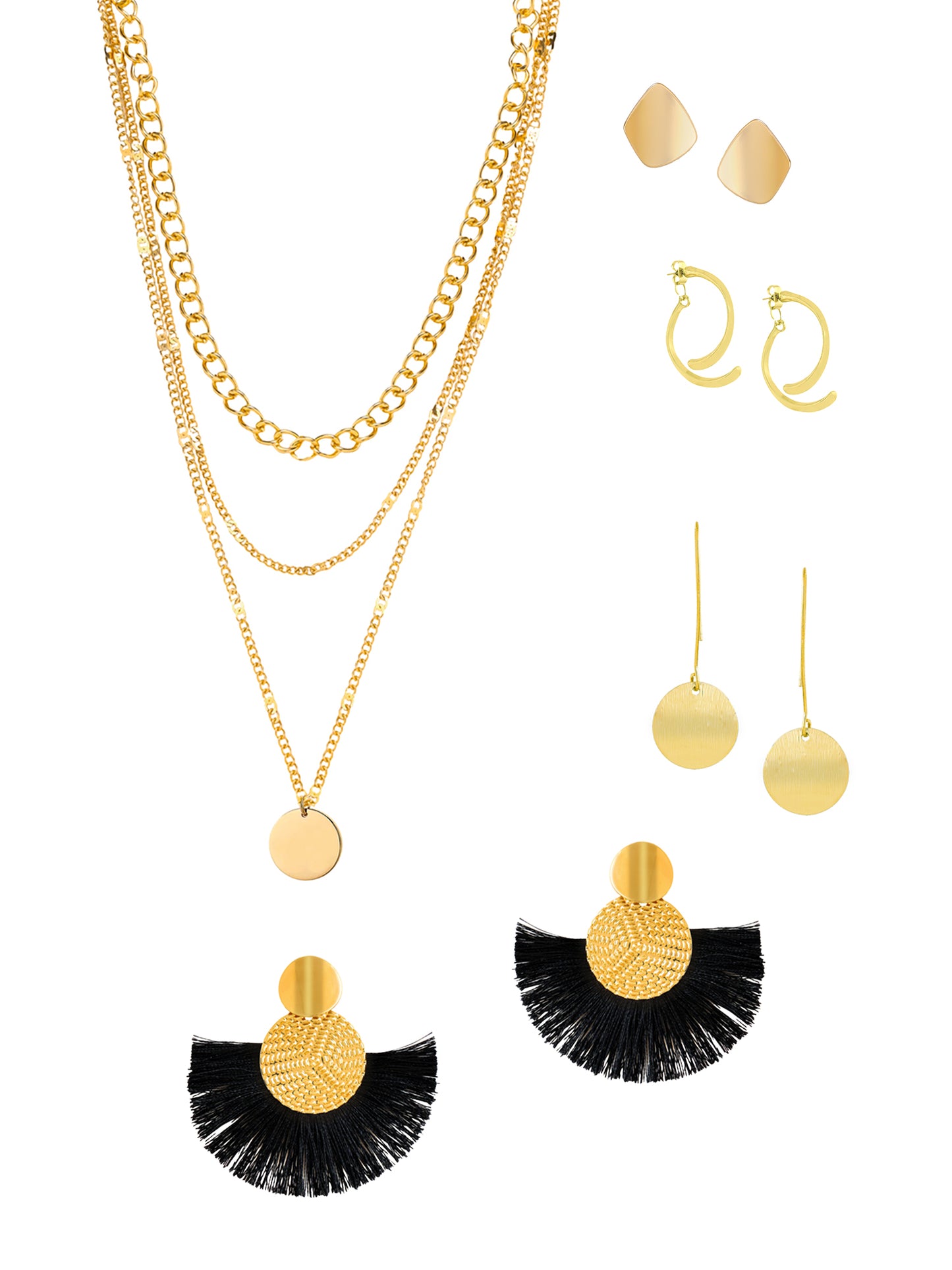 Yellow Chimes chic earrings - enhances your outfit effortlessly