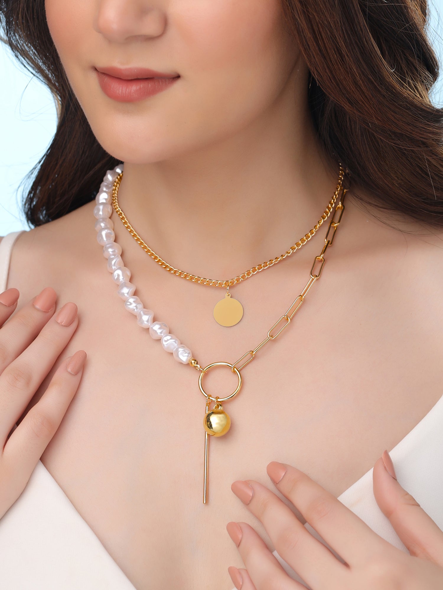 Yellow Chimes jewelry set - everyday chic accessory
