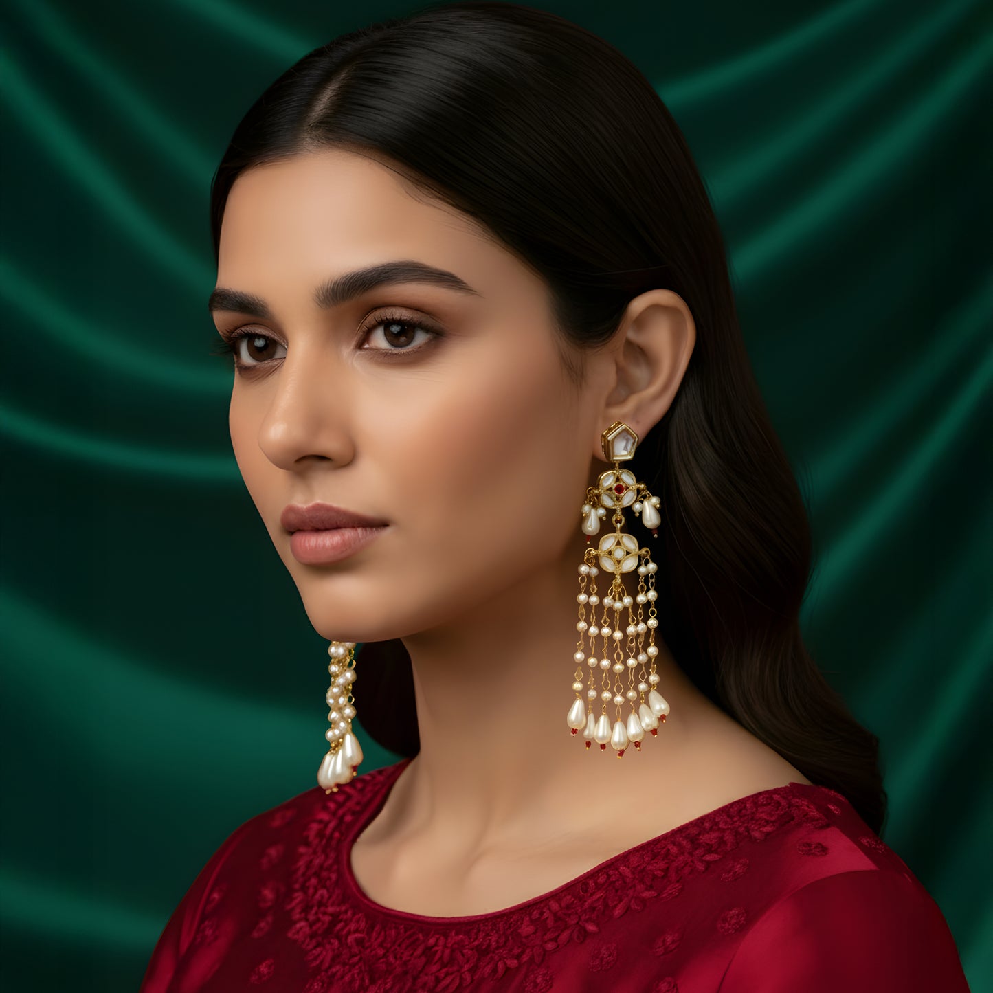Yellow Chimes multicolor earrings - party accessory